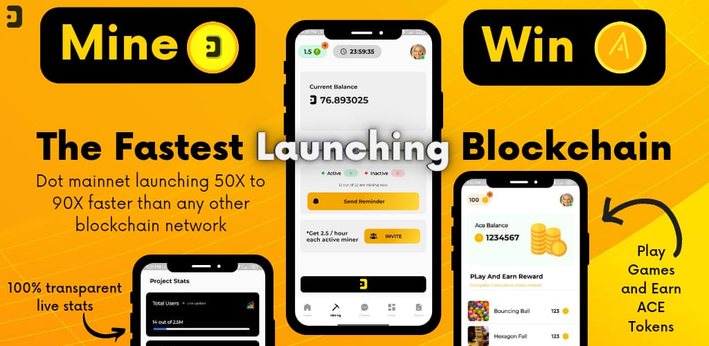 Dotchain - The Fastest Launching Blockchain Network