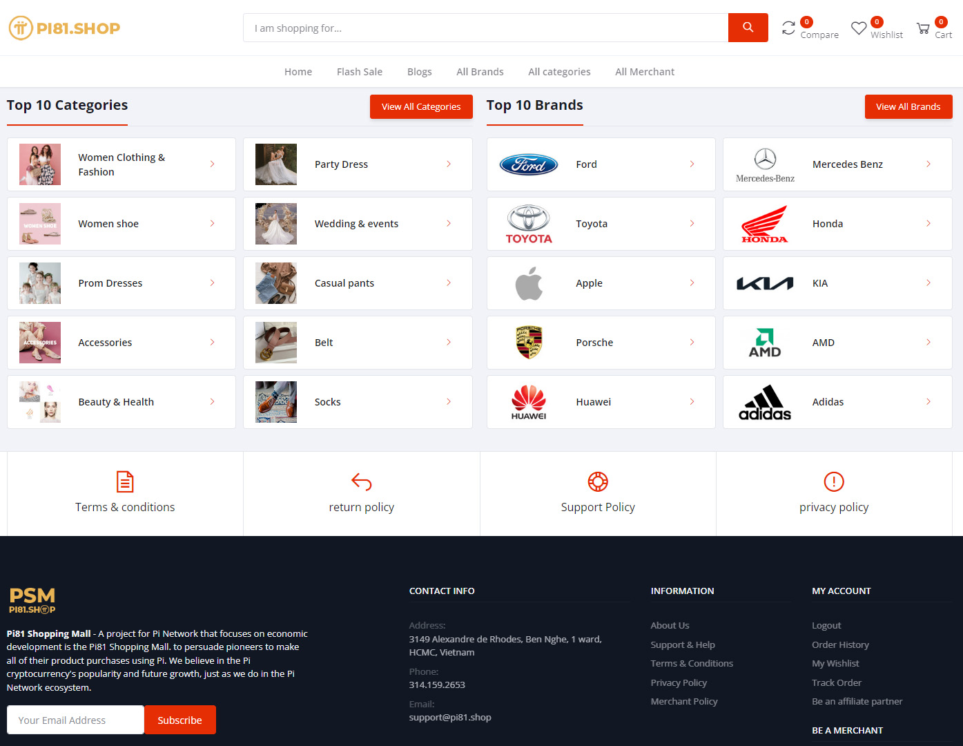 Pi81 Shopping Mall | Pi network Price E-commerce Ecosystem - Pi Chain Mall