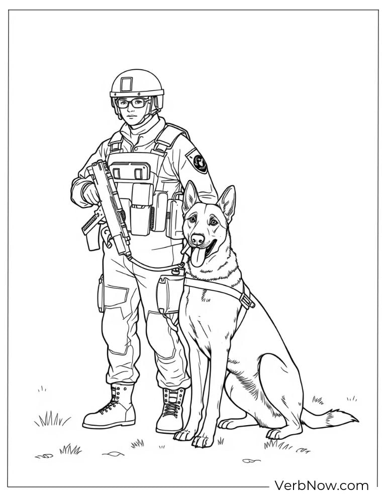 22 Free Military Coloring Pages for Kids (Printable PDF)