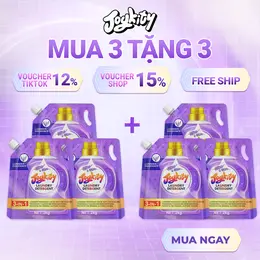 [MUA 3 TẶNG 3] Nước Giặt Xả Joykity Hương Lavender Lưu Hương Thơm Lâu / Dịu Nhẹ An Toàn Cho Da / Làm Sạch Tốt / Làm Bền Màu Quần Áo - TikTok Shop
