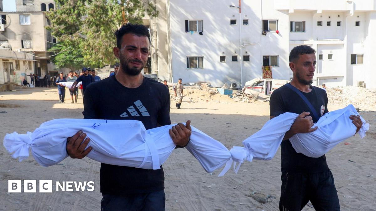 Gaza City medics describe hospital overwhelmed by casualties from Israeli strikes  - BBC News