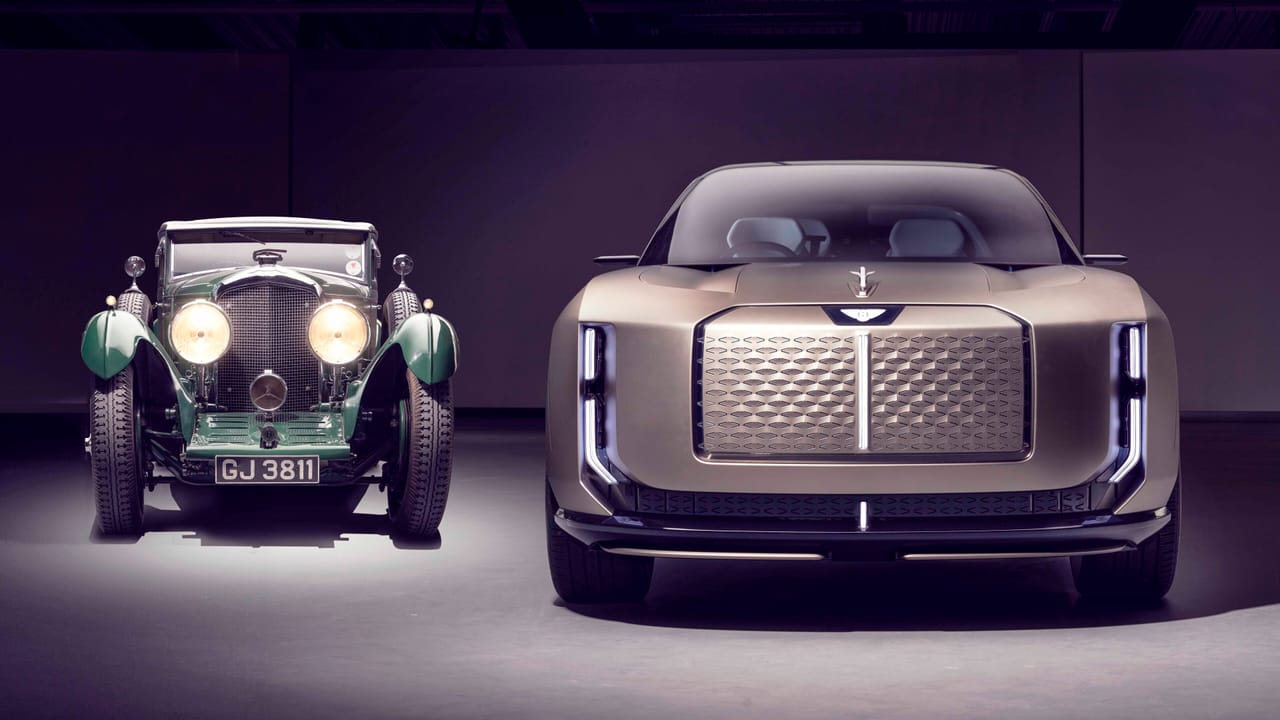 Face off: how the historic ‘Blue Train’ Bentley inspired the Bentley EXP 15 concept | Top Gear