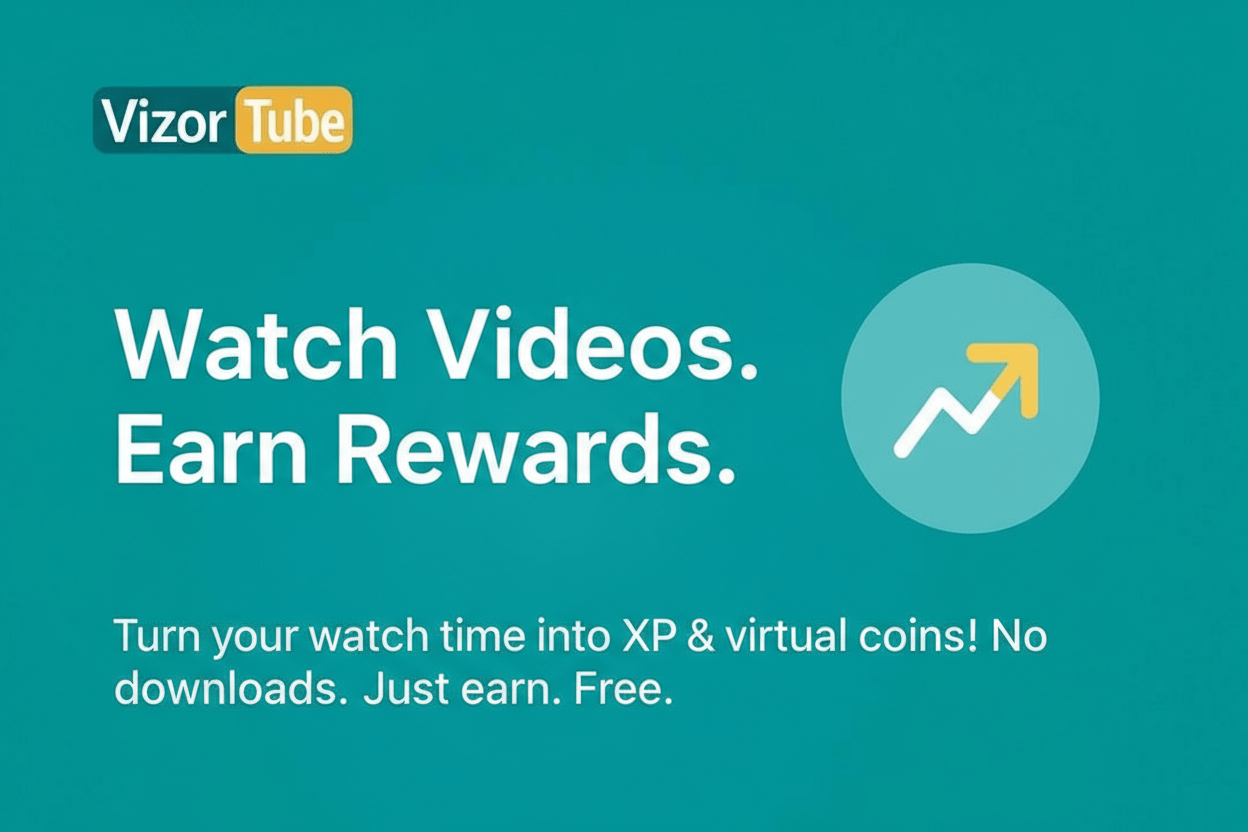 Watch Videos. Earn Rewards. — VizorTube