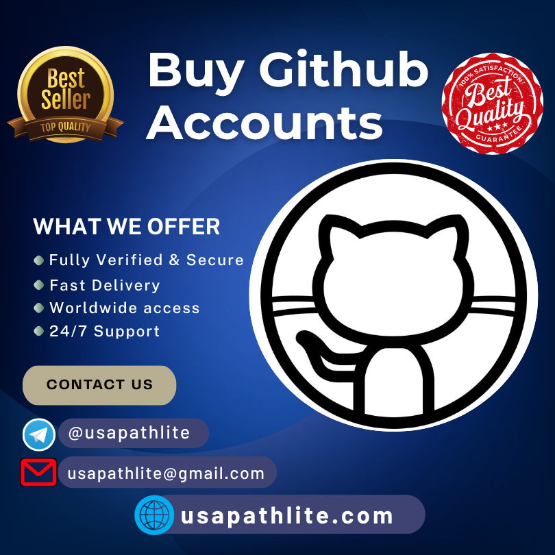Buy Github Accounts - USA Best Quality & 100% Active