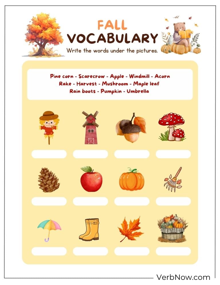 Free Fall Puzzles for Kids and Families (100% Printable PDF)