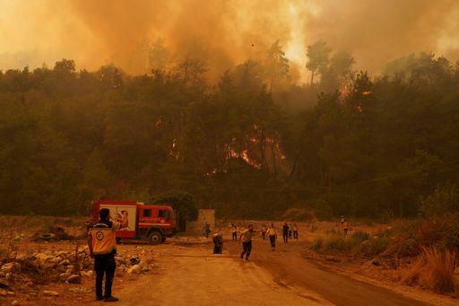 Syrian firefighters battle new wildfires in Latakia - TRT World