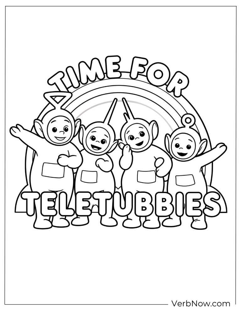 22 Free Teletubbies Coloring Pages For Fun (Printable PDF)