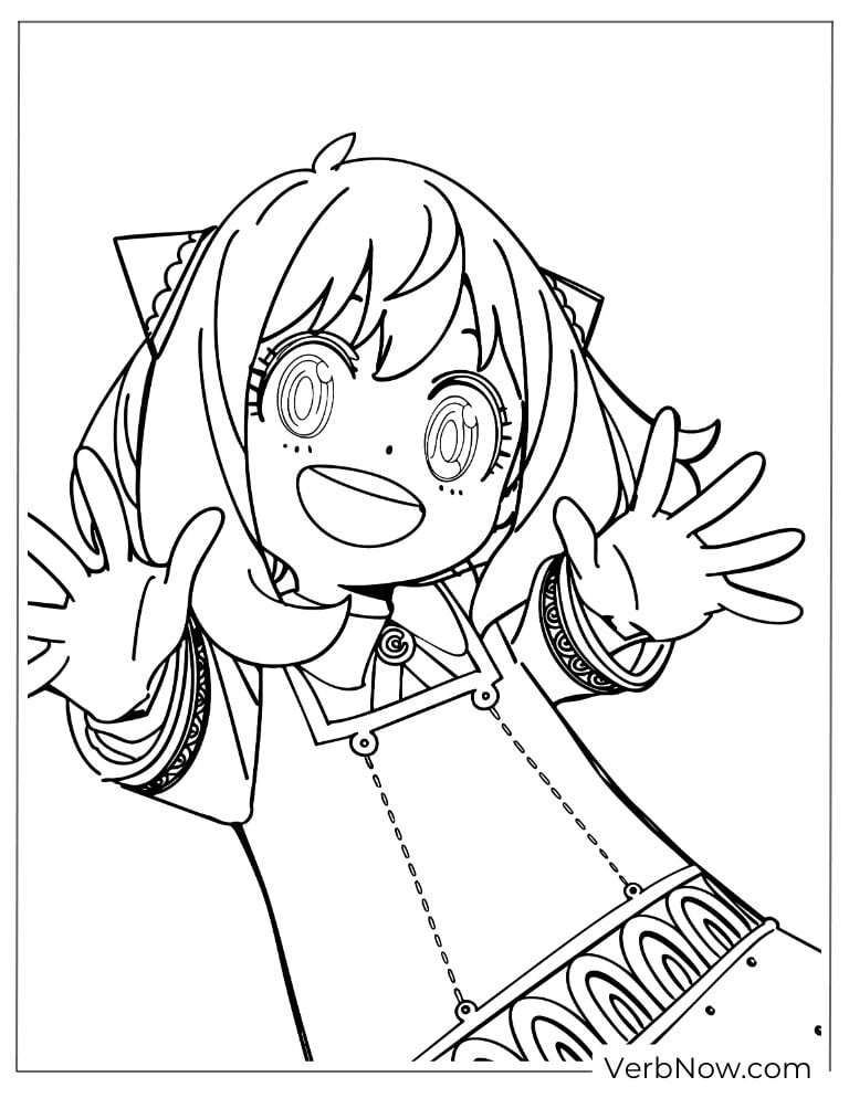 22 Free Spy x Family Coloring Pages For Fun (Printable PDF)