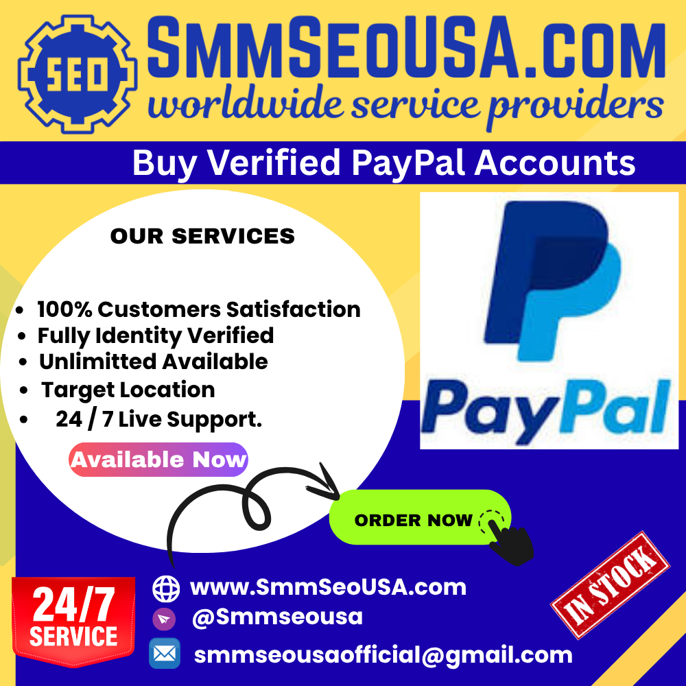 Buy Verified PayPal Accounts - Personal And Business Old
