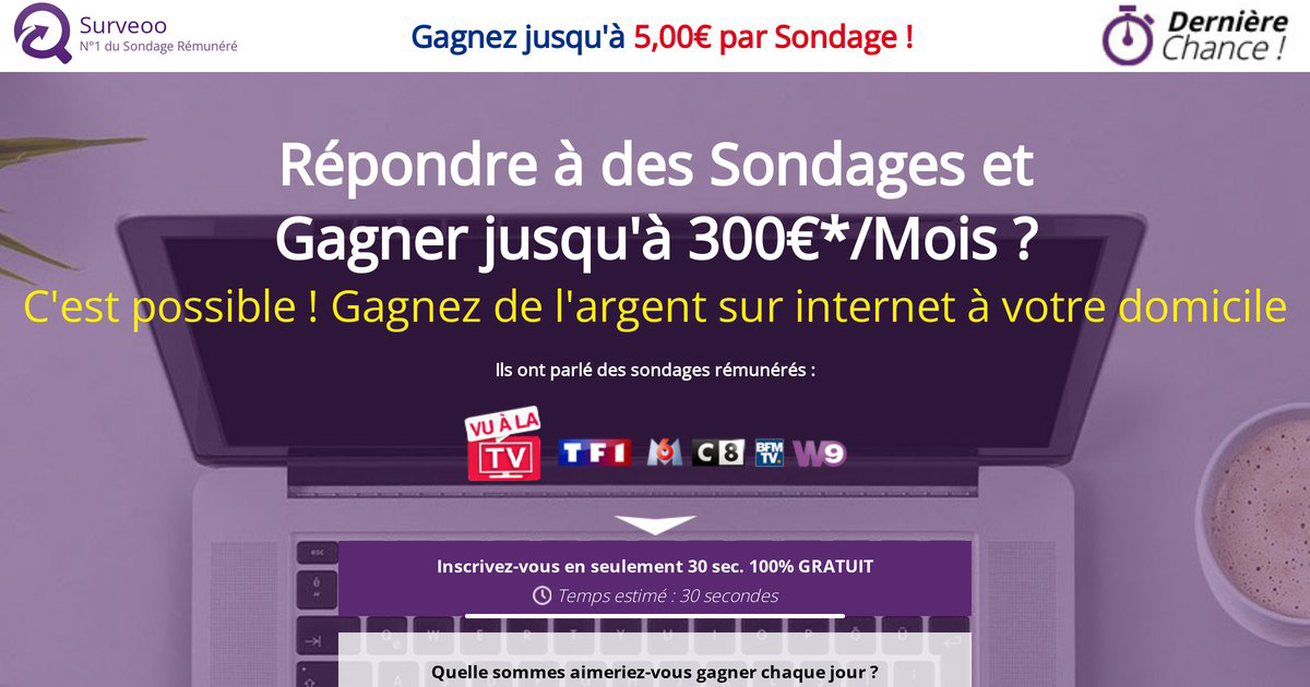 Surveoo.com | Paid surveys on the internet. Earn money by completing surveys.