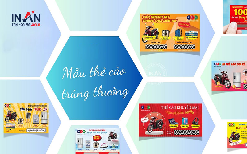 Mẫu thẻ cào trúng thưởng đẹp được thiết kế như thế nào?