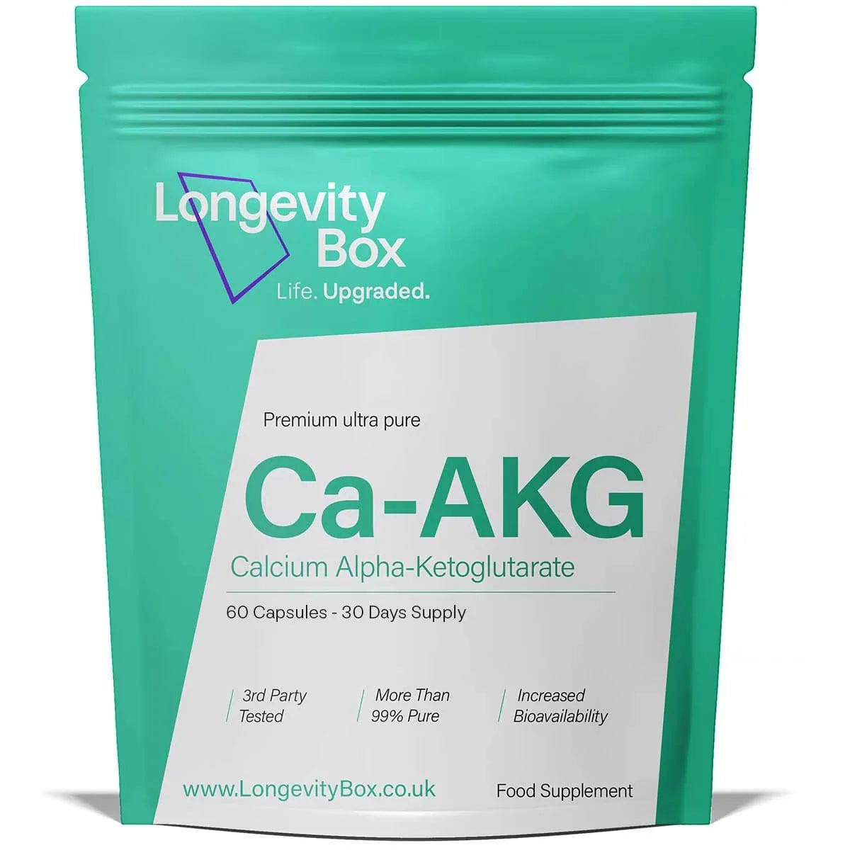 Pure Calcium Alpha-Ketoglutarate - CA-AKG Supplement – Longevity Box– Longevity Box