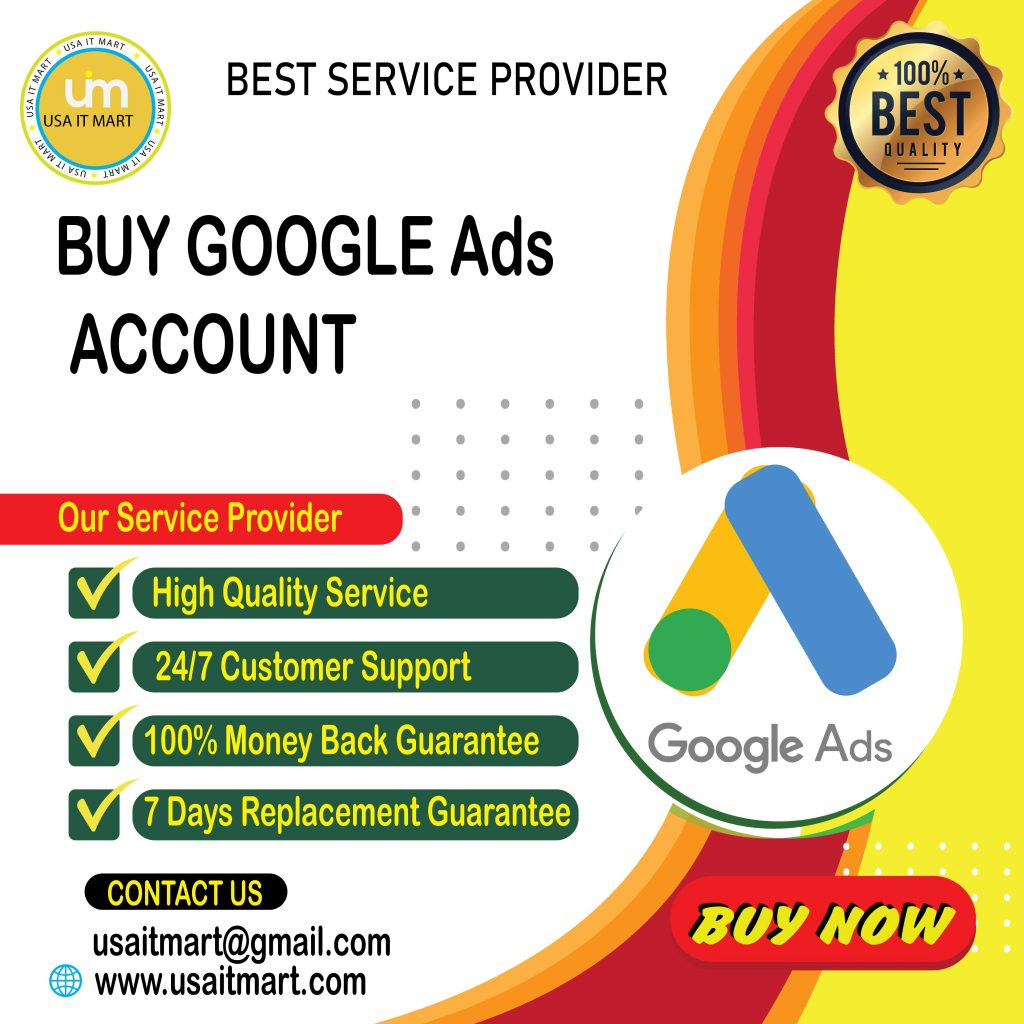 Buy Google Ads account - 100% Active Real & Login Guarantee