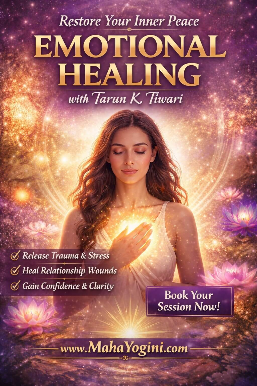 Emotional Healing by Tarun K. Tiwari | Energy Healing Therapy | MahaYogini
