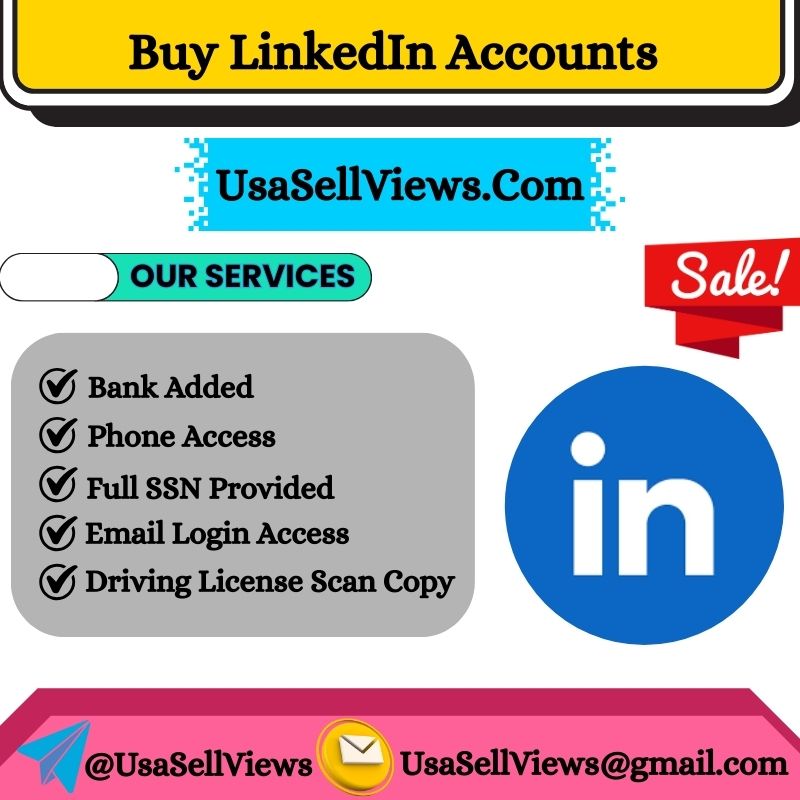 Buy LinkedIn Accounts - USA Sell Views