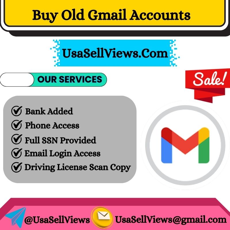 Buy Old Gmail Accounts - USA Sell Views