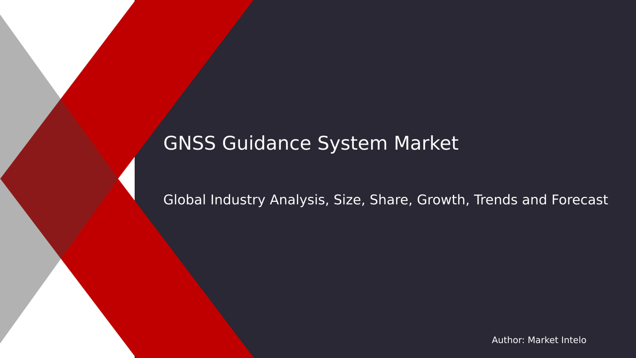 GNSS Guidance System Market Research Report 2033