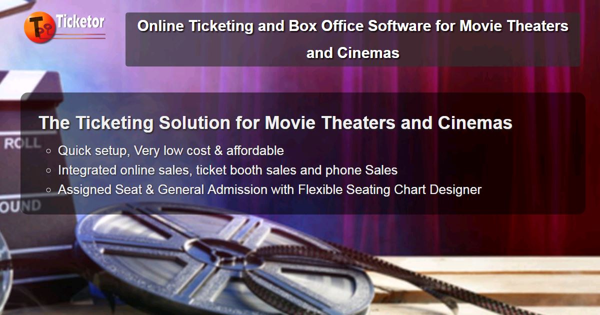 Ticketing Software for Movie Theaters | Multiple Halls & More