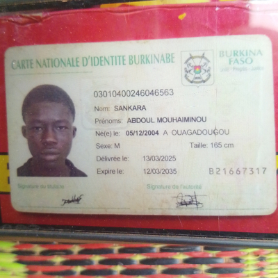 Abdoul monhaïmin Sankara