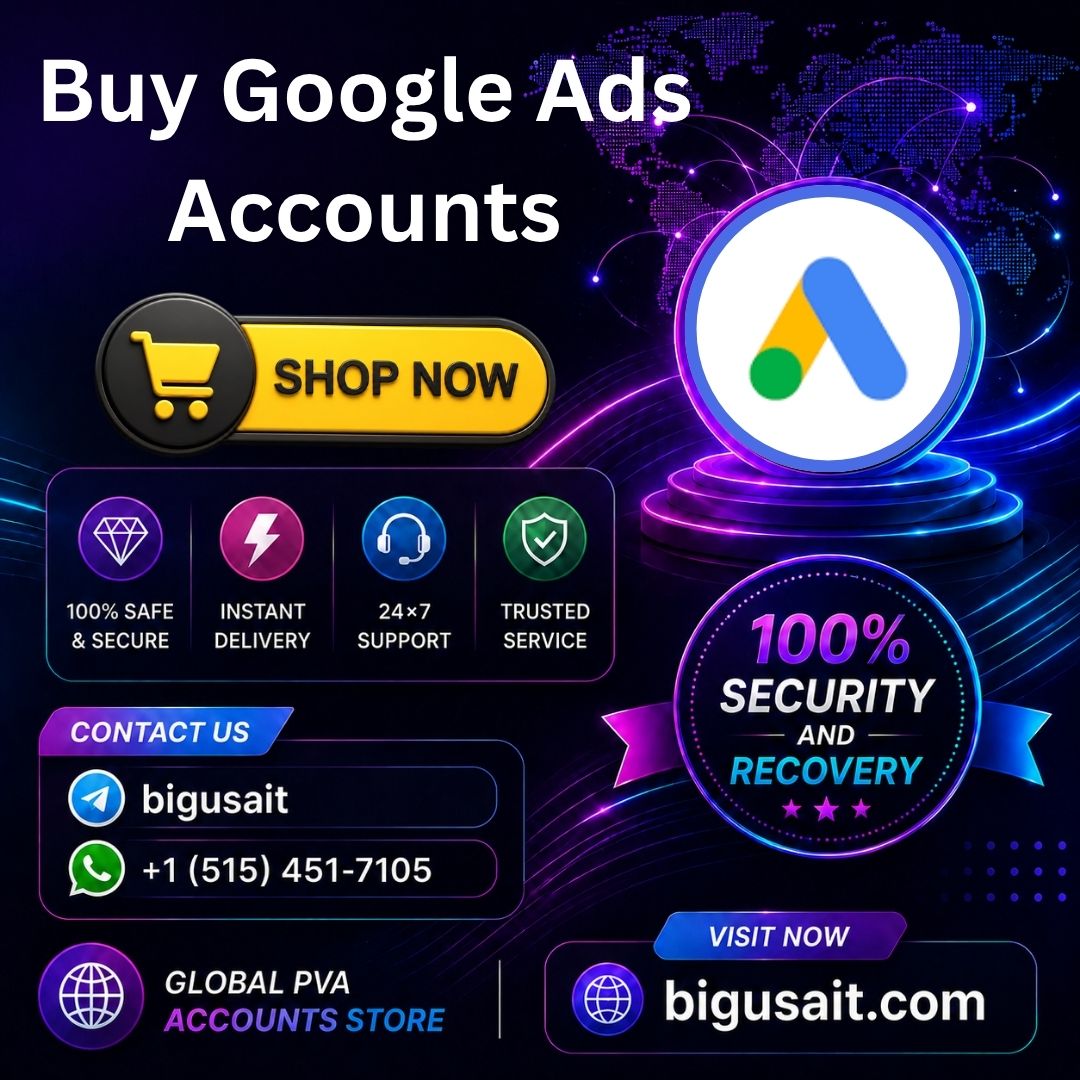 Buy Google Ads Accounts - Big USA IT