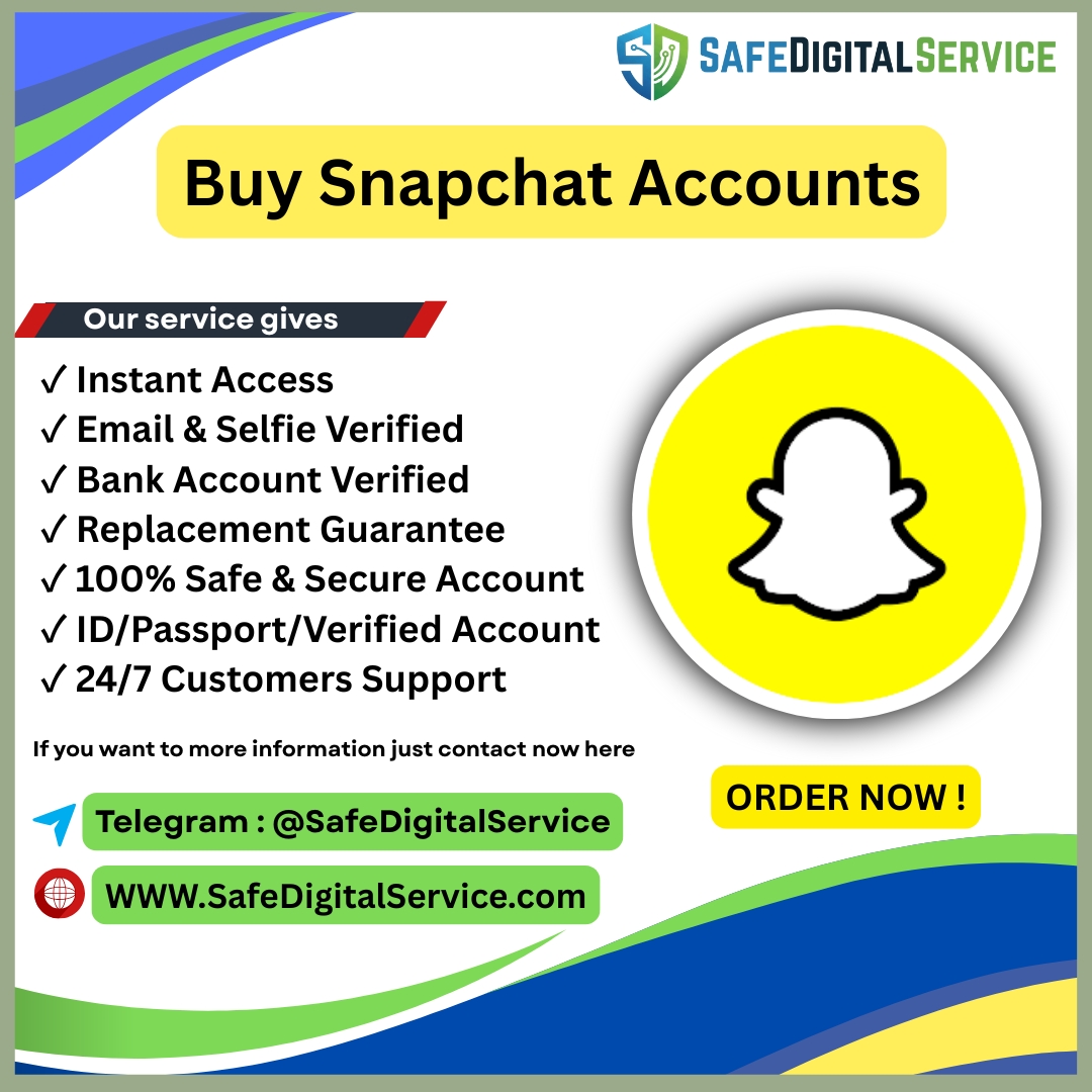 Buy Snapchat Accounts - Verified & Ready-to-Use Profiles2026