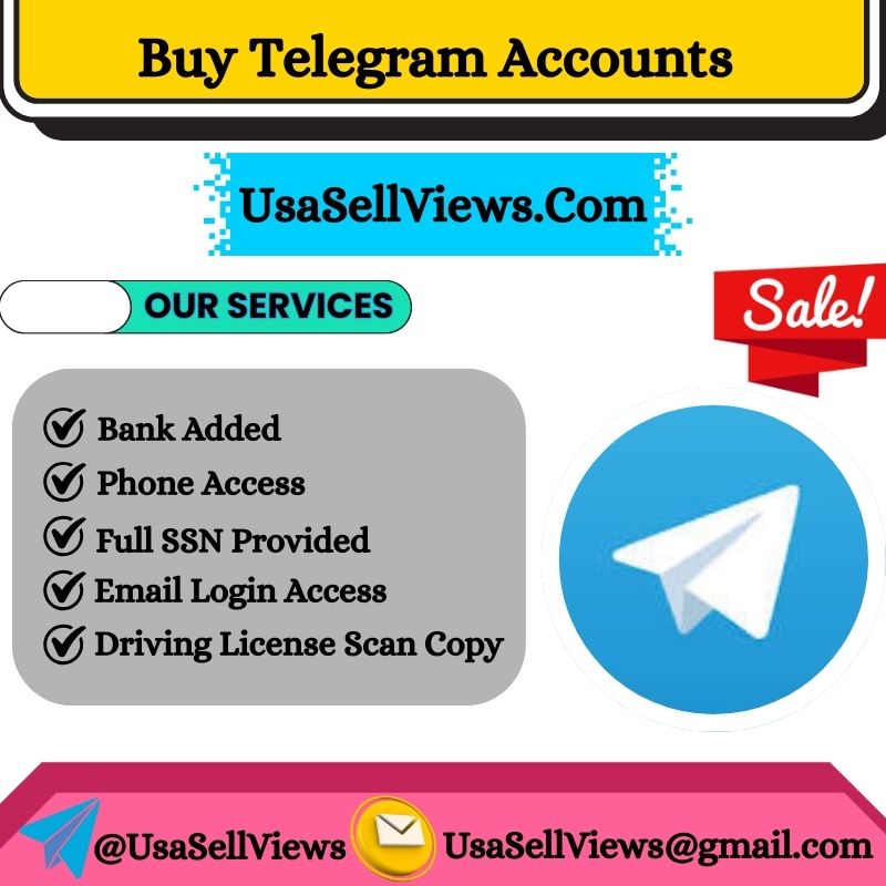 Buy Telegram Accounts - USA Sell Views
