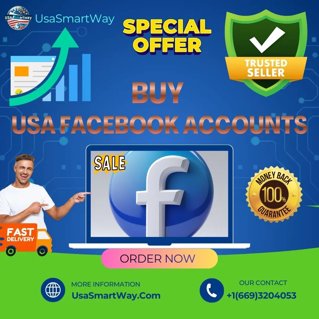 Buy USA Facebook Accounts - 100% (PVA, Aged & Safe )