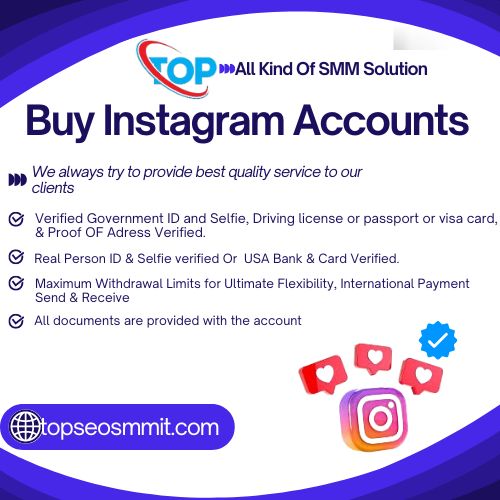 Buy Instagram Accounts - TOPSEOSMMIT