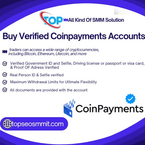 Buy Verified CoinPayments Accounts - TOPSEOSMMIT